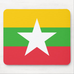 Tapis De Souris Drapeau du Myanmar