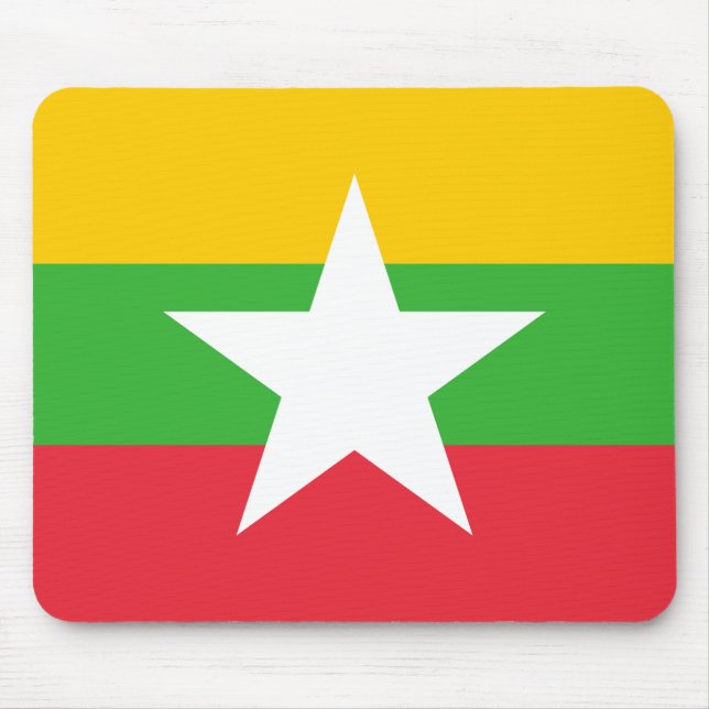 Tapis De Souris Drapeau du Myanmar (Devant)
