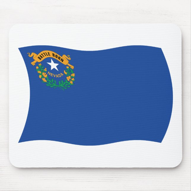 Tapis de souris Drapeau du Nevada (Devant)