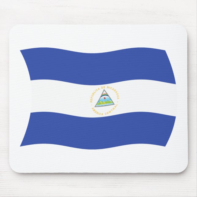 Tapis de souris Drapeau du Nicaragua (Devant)