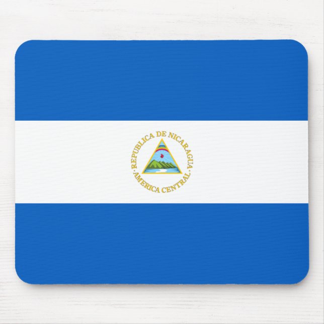 Tapis De Souris Drapeau du Nicaragua Mousepad (Devant)