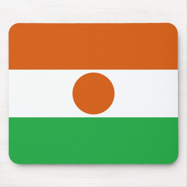 Tapis De Souris Drapeau du Niger Mousepad (Devant)
