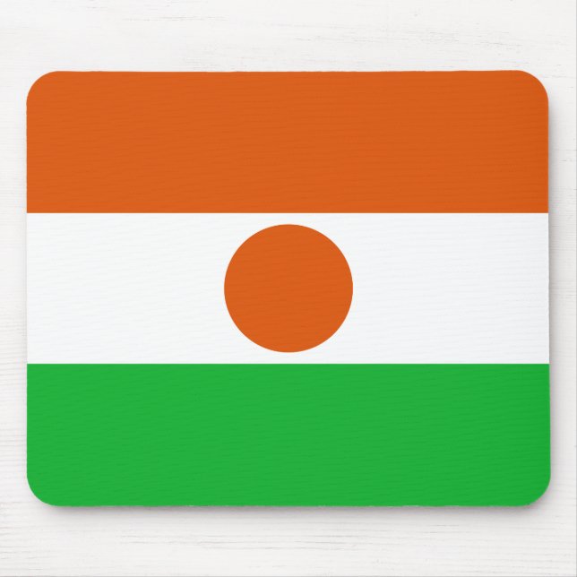 Tapis De Souris Drapeau du Niger Mousepad (Devant)