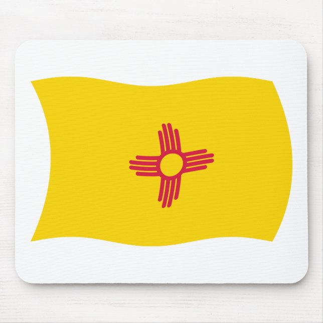 Tapis de souris Drapeau du Nouveau-Mexique (Devant)