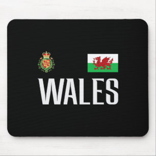 Tapis De Souris Drapeau du Pays de Galles Footbyll gallois Support