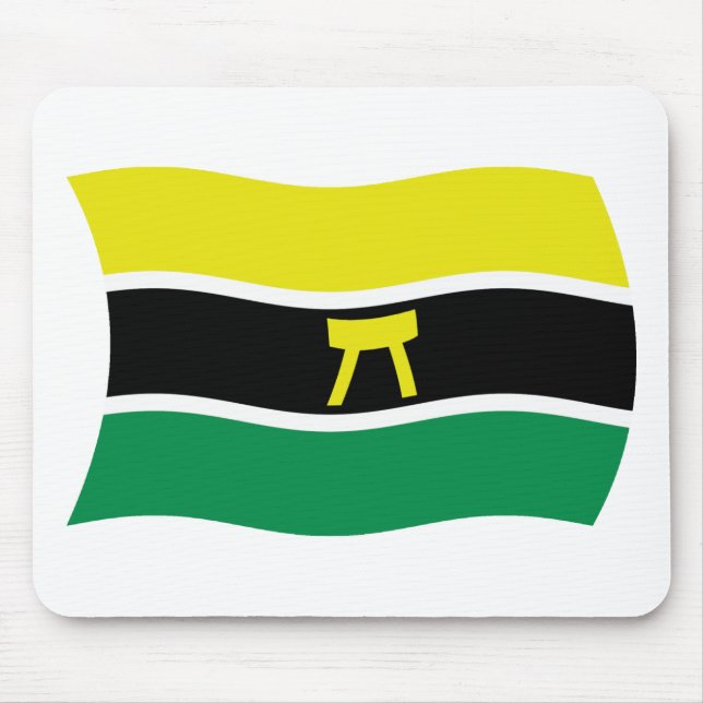 Tapis de souris Drapeau du peuple Ashanti (Devant)
