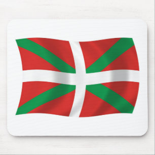 Tapis De Souris Drapeau du peuple basque Mousepad
