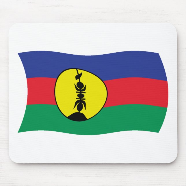 Tapis de Souris Drapeau du Peuple Kanak (Devant)
