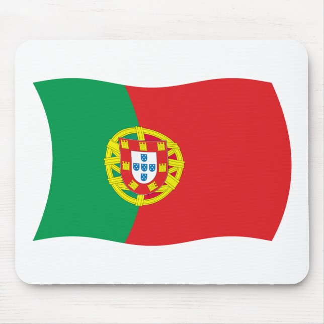 Tapis de souris Drapeau du Portugal (Devant)