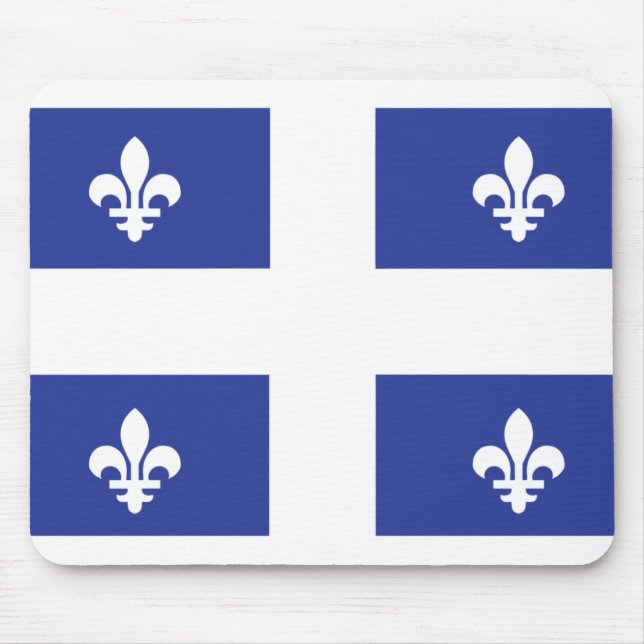 Tapis De Souris Drapeau du Québec (Devant)