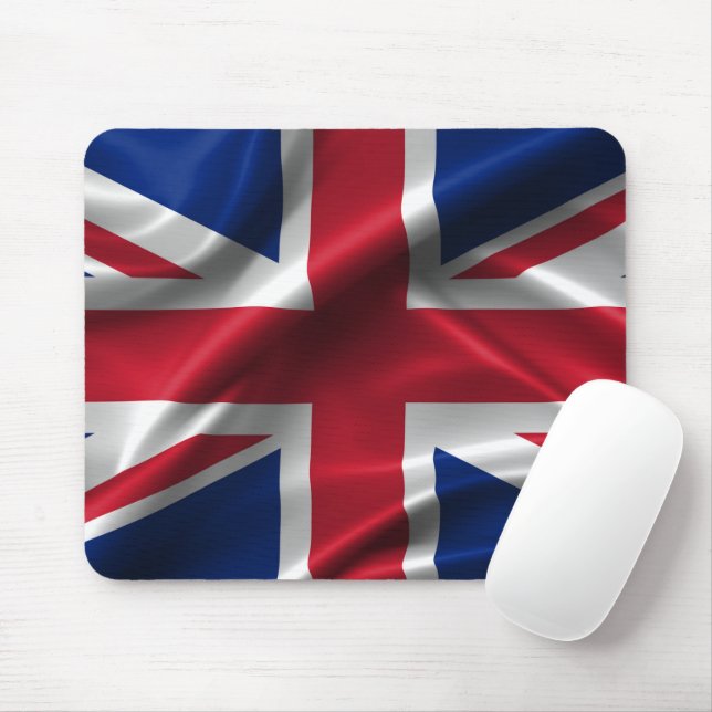 Tapis de souris - Drapeau du Royaume-Uni (Avec souris)