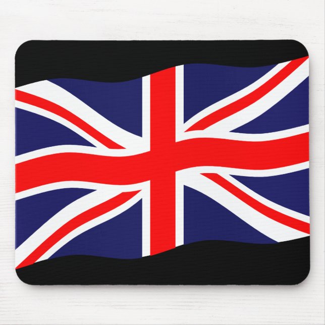 Tapis De Souris Drapeau du Royaume-Uni + vos idées (Devant)