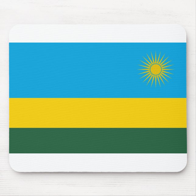 Tapis De Souris Drapeau du Rwanda (Devant)