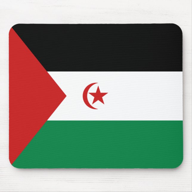 Tapis De Souris Drapeau du Sahara Occidental Mousepad (Devant)