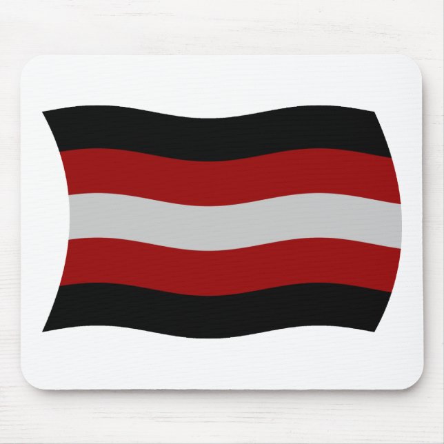 Tapis de souris Drapeau du Satanisme (Devant)