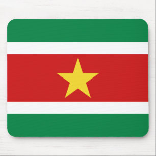 Tapis De Souris Drapeau du Suriname Mousepad