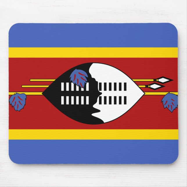 Tapis De Souris Drapeau du Swaziland (Devant)