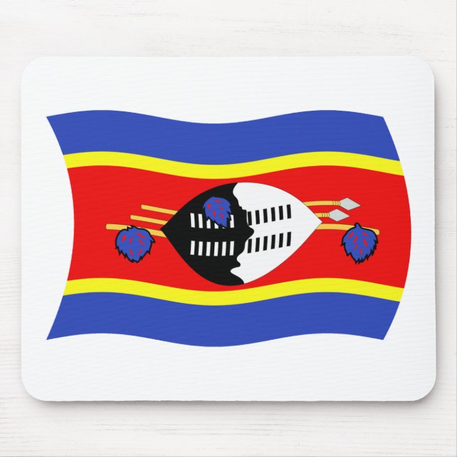 Tapis de souris Drapeau du Swaziland (Devant)