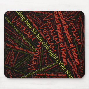Tapis De Souris Drapeau du Vietnam colorés patriotique