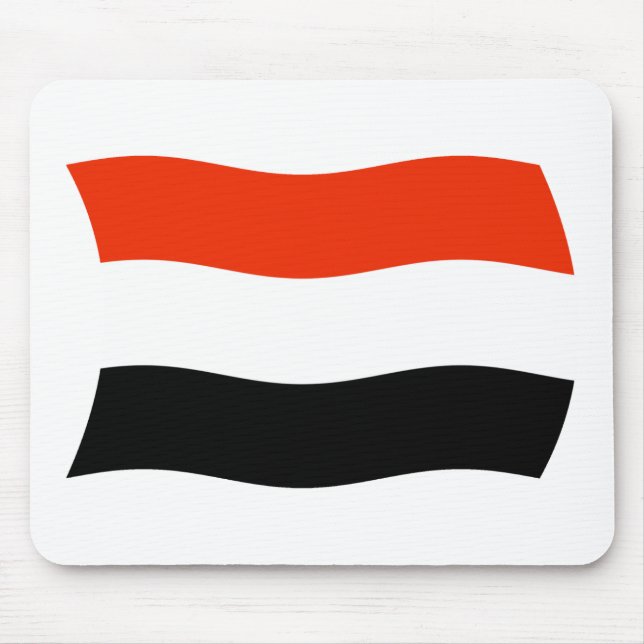Tapis de souris Drapeau du Yémen (Devant)