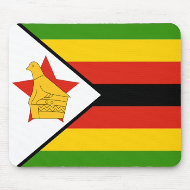 Tapis De Souris Drapeau du Zimbabwe (Devant)