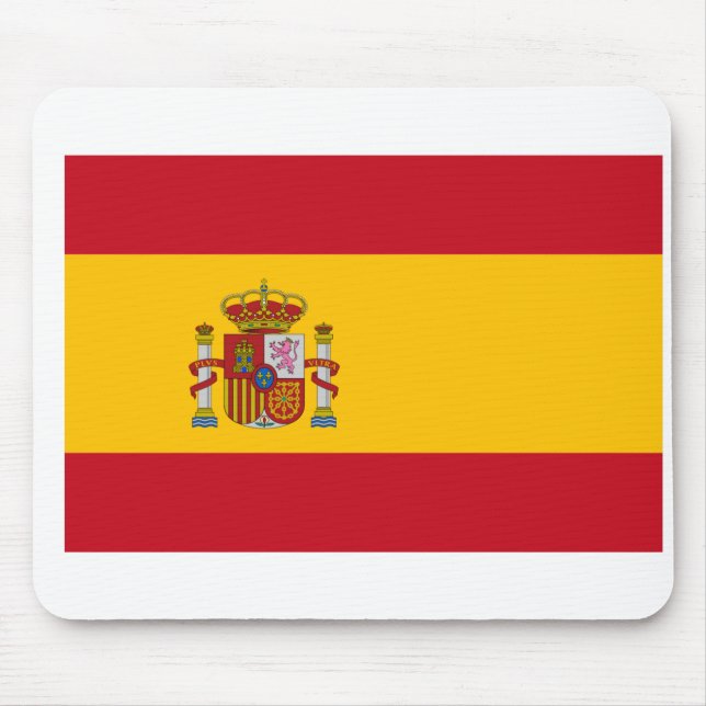 Tapis De Souris Drapeau Espagne (Devant)