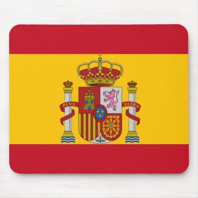 Tapis De Souris Drapeau espagnol (Devant)