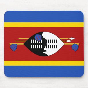 Tapis De Souris Drapeau Eswatini Mousepad