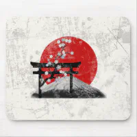 Tapis De Souris Drapeau et symboles du Japon ID153