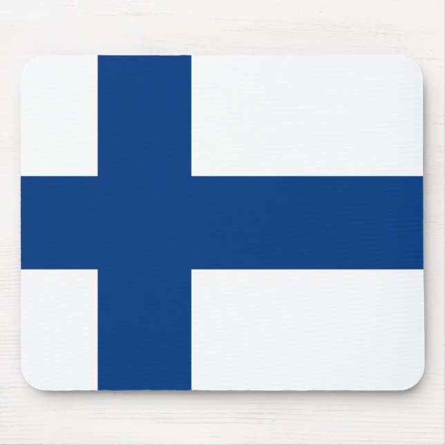 Tapis De Souris Drapeau Finlande (Devant)