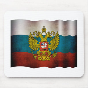 Tapis De Souris Drapeau flottant de la Russie