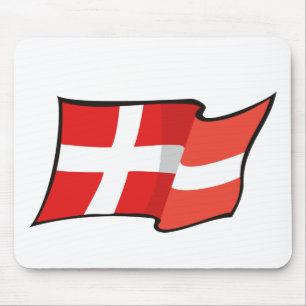 Tapis De Souris Drapeau frais du Danemark