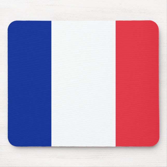 Tapis De Souris Drapeau français (Devant)