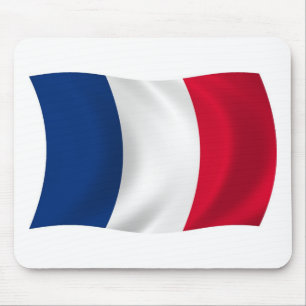 Tapis De Souris Drapeau français Mousepad