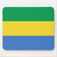 Drapeau gabonais Mousepad
