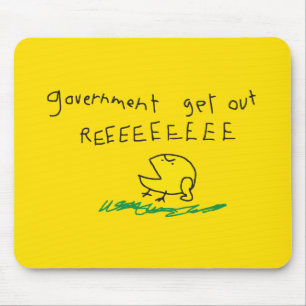Tapis De Souris Drapeau Gadsden Gouvernement dehors REE SNEKDROITE