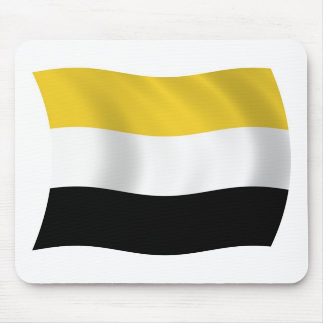 Tapis De Souris Drapeau Garifuna Mousepad (Devant)