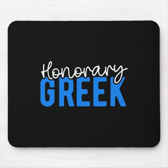 Tapis De Souris Drapeau Grec Funny Grèce Grec Grec Américain Gr (Devant)