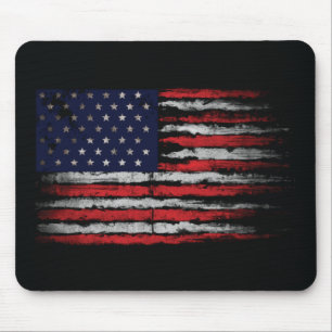 Tapis De Souris Drapeau Grunge U.S.A
