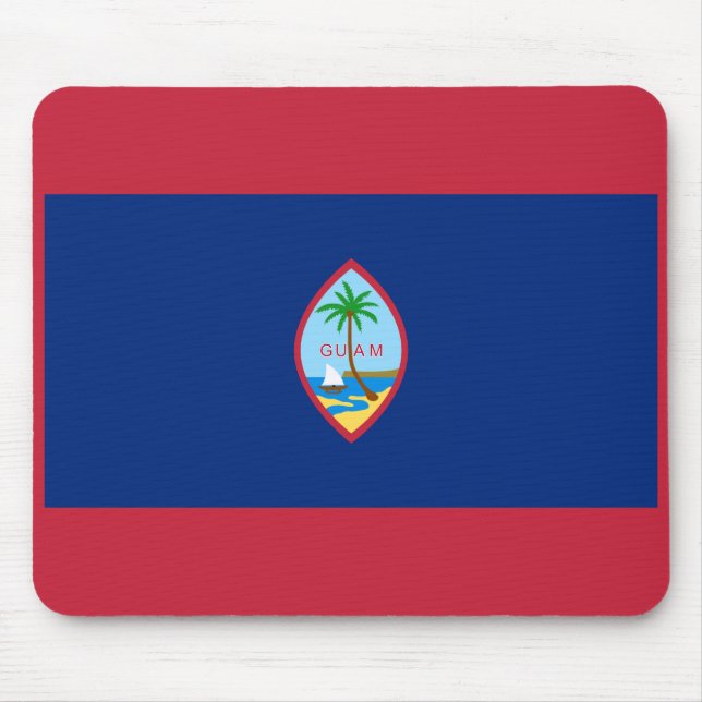 Tapis De Souris Drapeau Guam (Devant)