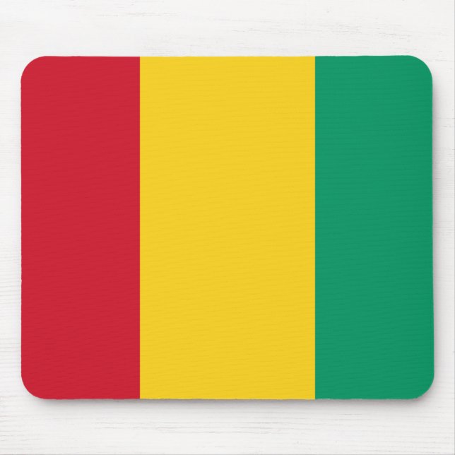 Tapis De Souris Drapeau Guinée (Devant)