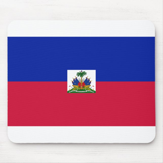 Tapis De Souris Drapeau Haïti (Devant)