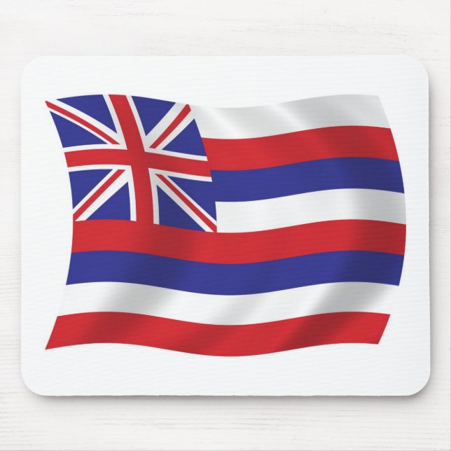 Tapis De Souris Drapeau Hawaii Mousepad (Devant)