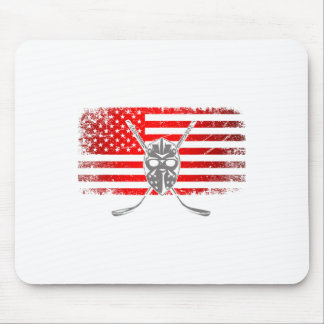 Tapis De Souris Drapeau Hockey - Hockey T-5