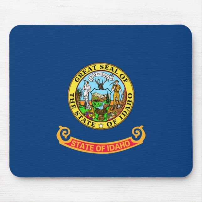 Tapis De Souris Drapeau Idaho (Devant)