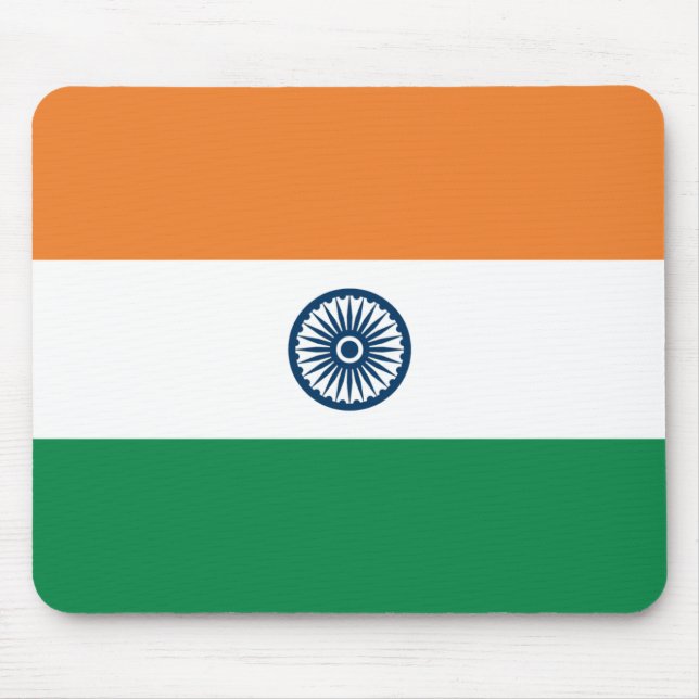 Tapis De Souris Drapeau indien Mousepad (Devant)