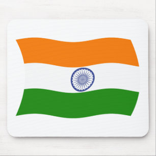 Tapis De Souris Drapeau indien Mousepad