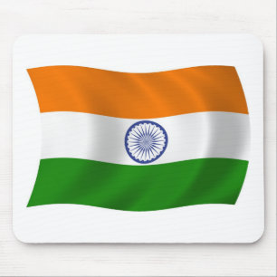 Tapis De Souris Drapeau indien Mousepad