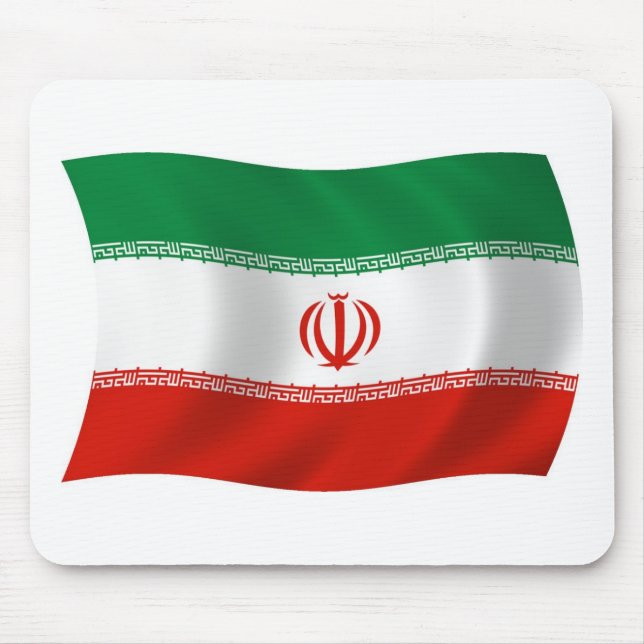 Tapis De Souris Drapeau iranien Mousepad (Devant)