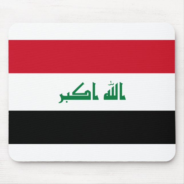 Tapis De Souris Drapeau Iraq (Devant)